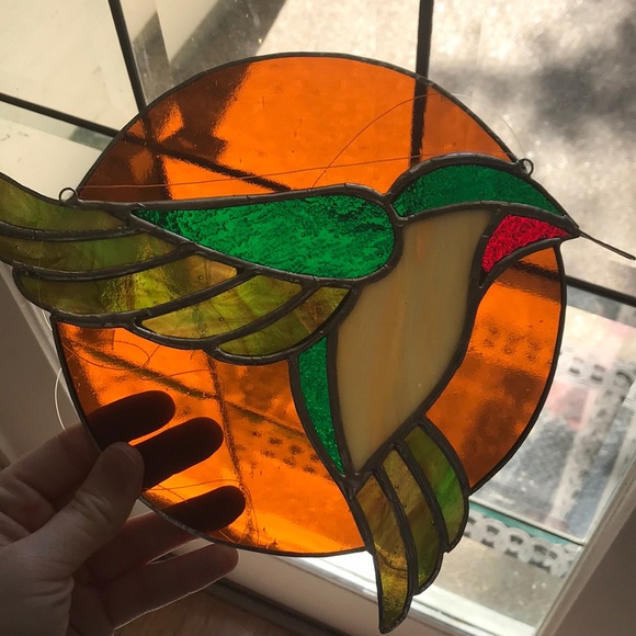 Glass hummingbird decoration - Picture 2 of 7